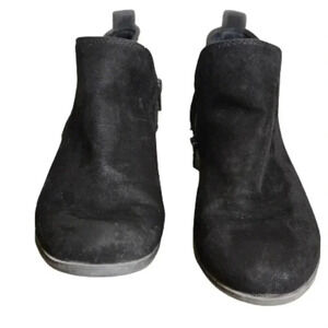 SO Black Suede Booties